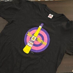 Vintage Galliano Liqueur Black TShirt Graphic Print Mens L